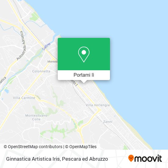 Mappa Ginnastica Artistica Iris