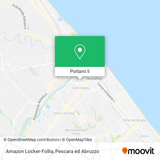 Mappa Amazon Locker-Follia