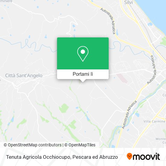 Mappa Tenuta Agricola Occhiocupo