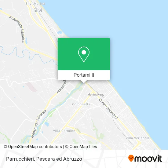 Mappa Parrucchieri