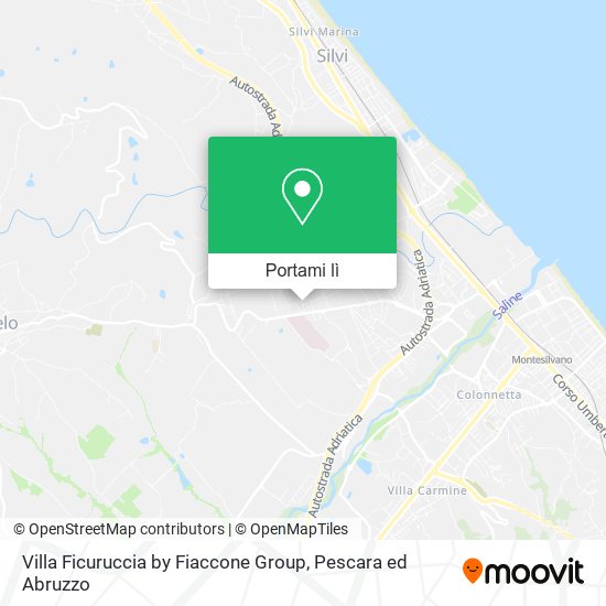 Mappa Villa Ficuruccia by Fiaccone Group