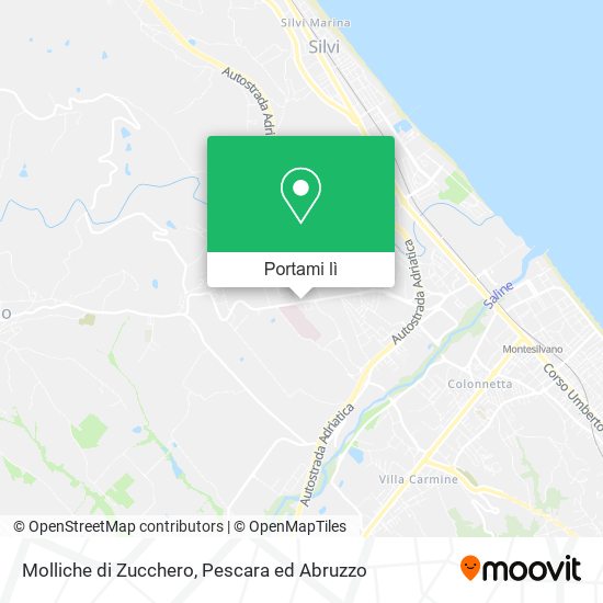 Mappa Molliche di Zucchero