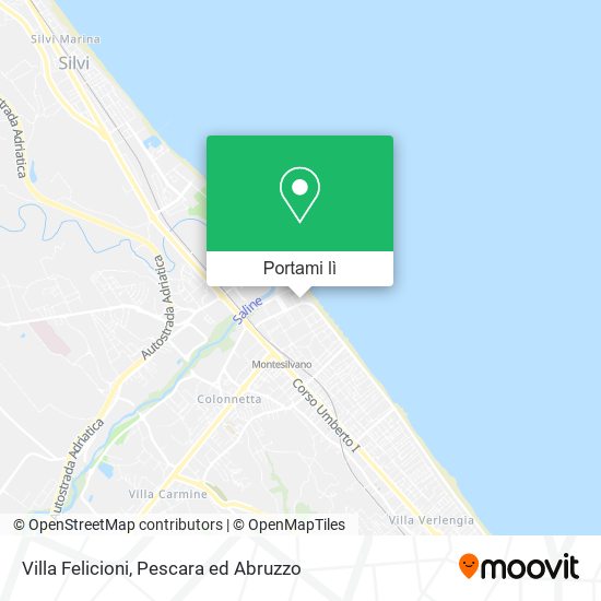 Mappa Villa Felicioni