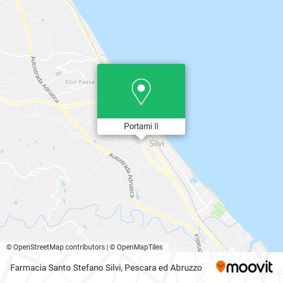 Mappa Farmacia Santo Stefano Silvi