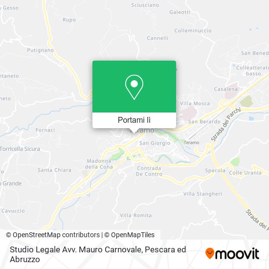 Mappa Studio Legale Avv. Mauro Carnovale