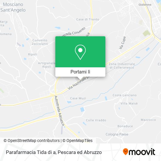 Mappa Parafarmacia Tida di a