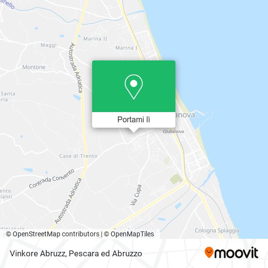 Mappa Vinkore Abruzz