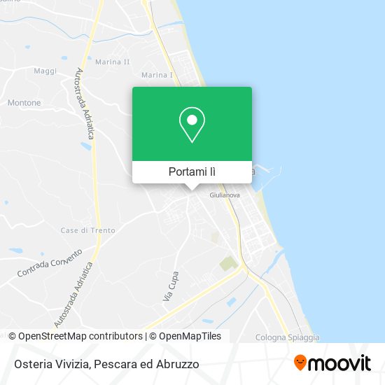 Mappa Osteria Vivizia