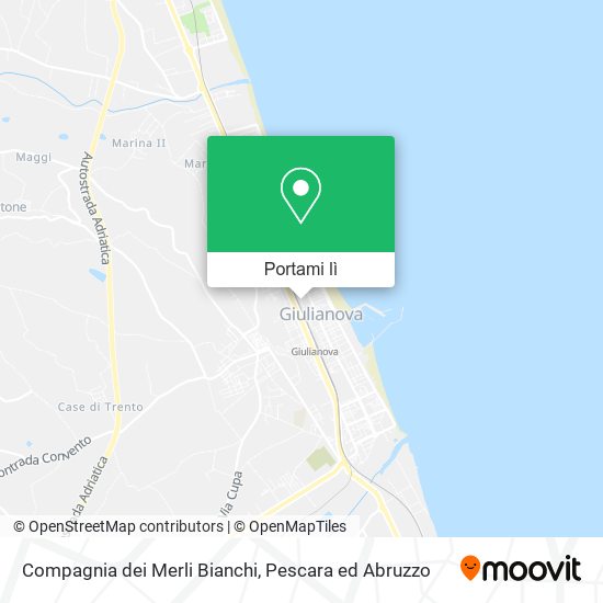Mappa Compagnia dei Merli Bianchi