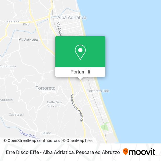 Mappa Erre Disco Effe - Alba Adriatica