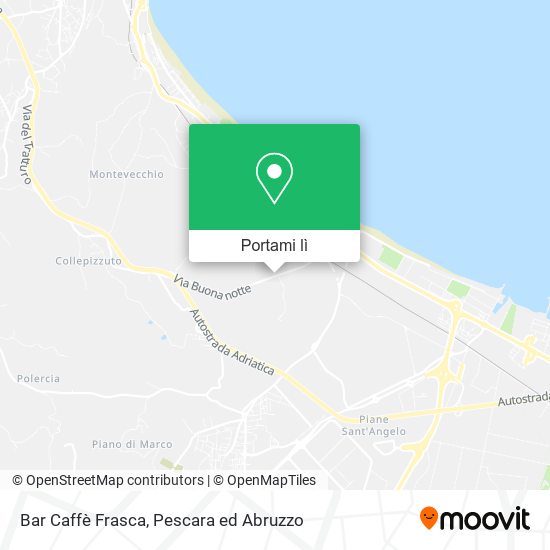 Mappa Bar Caffè Frasca