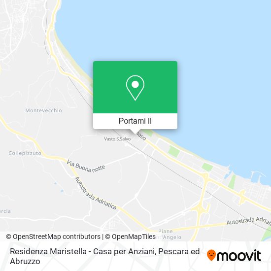 Mappa Residenza Maristella - Casa per Anziani