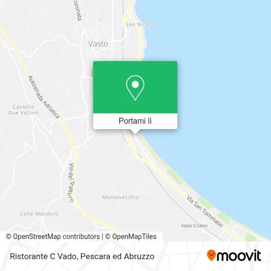 Mappa Ristorante C Vado