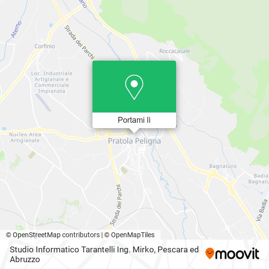 Mappa Studio Informatico Tarantelli Ing. Mirko