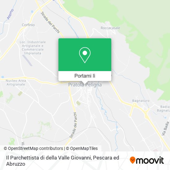 Mappa Il Parchettista di della Valle Giovanni