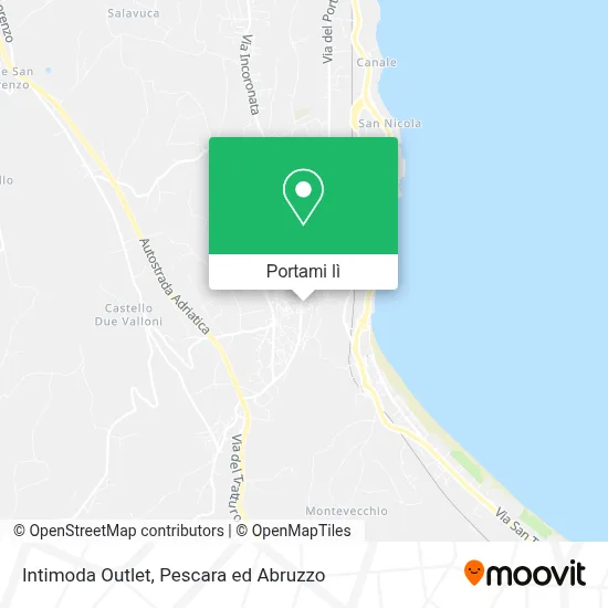 Mappa Intimoda Outlet