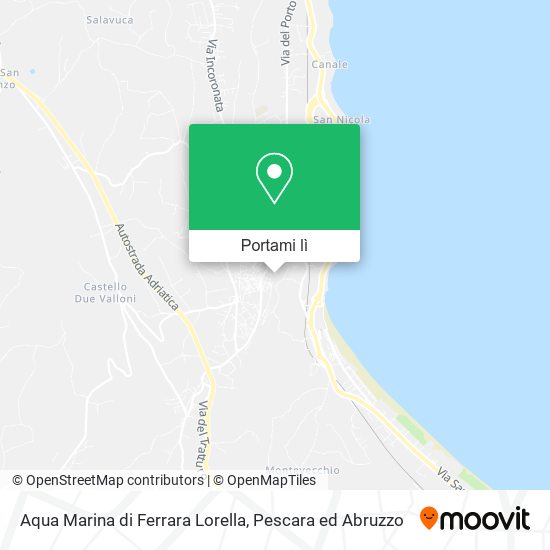 Mappa Aqua Marina di Ferrara Lorella