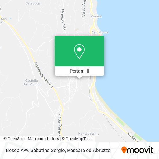 Mappa Besca Avv. Sabatino Sergio