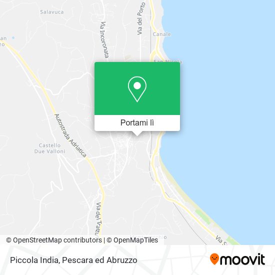 Mappa Piccola India