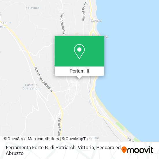 Mappa Ferramenta Forte B. di Patriarchi Vittorio