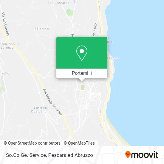 Mappa So.Co.Ge. Service