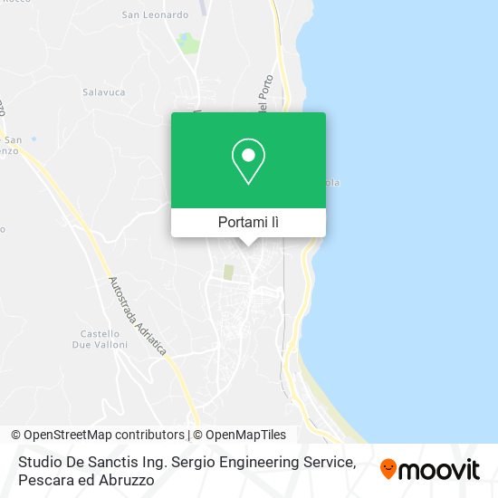 Mappa Studio De Sanctis Ing. Sergio Engineering Service