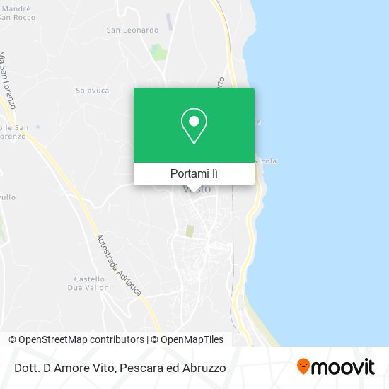 Mappa Dott. D Amore Vito
