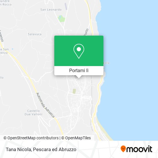 Mappa Tana Nicola