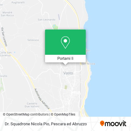 Mappa Dr. Squadrone Nicola Pio