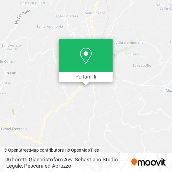 Mappa Arboretti Giancristofaro Avv. Sebastiano Studio Legale