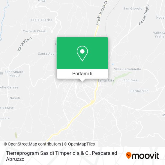 Mappa Tierreprogram Sas di Timperio a & C.