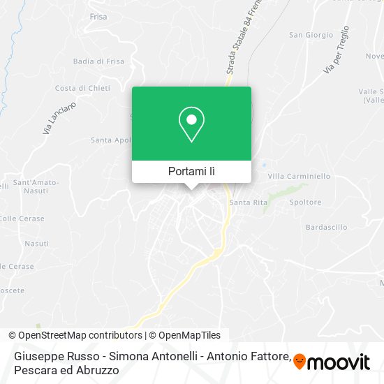 Mappa Giuseppe Russo - Simona Antonelli - Antonio Fattore