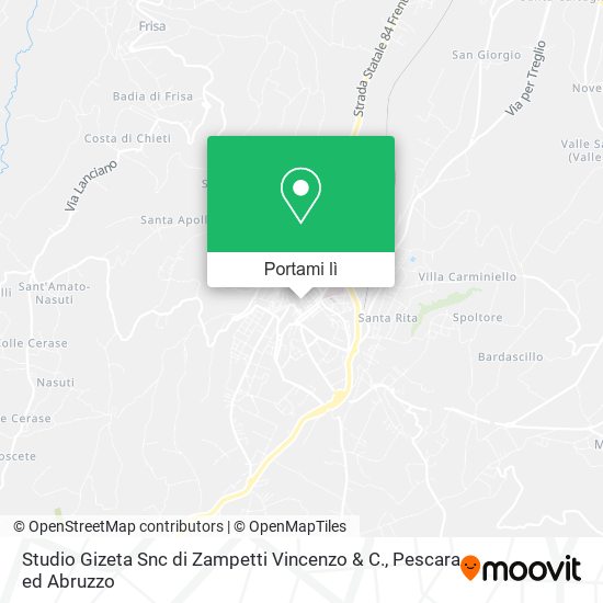 Mappa Studio Gizeta Snc di Zampetti Vincenzo & C.