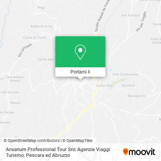 Mappa Anxanum Professional Tour Snc Agenzie Viaggi Turismo