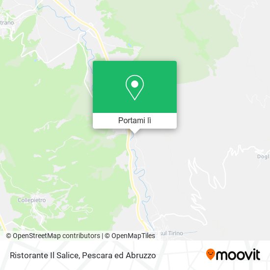 Mappa Ristorante Il Salice