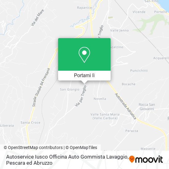 Mappa Autoservice Iusco Officina Auto Gommista Lavaggio