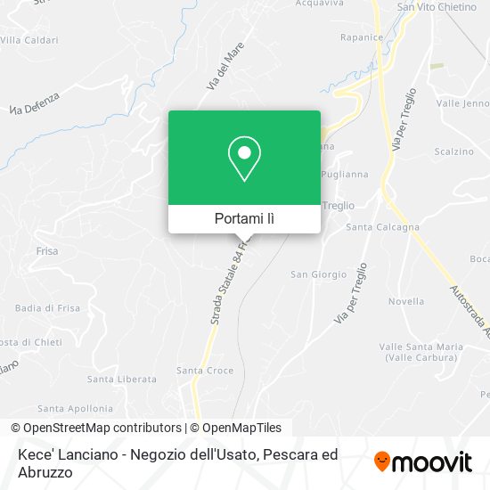 Mappa Kece' Lanciano - Negozio dell'Usato