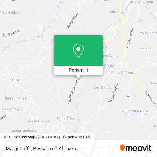 Mappa Margi Caffè