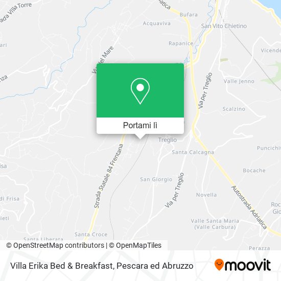 Mappa Villa Erika Bed & Breakfast
