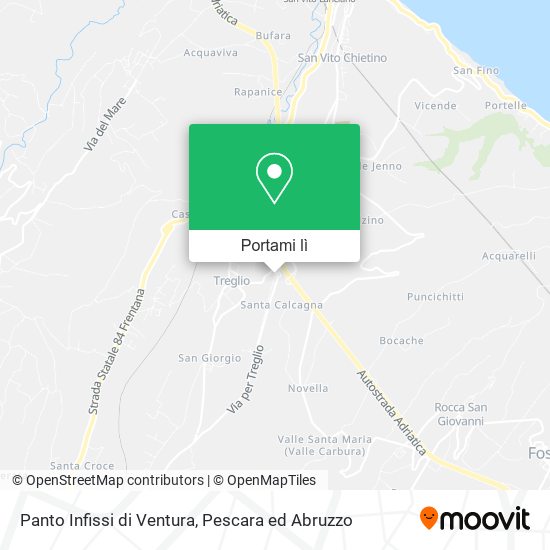 Mappa Panto Infissi di Ventura
