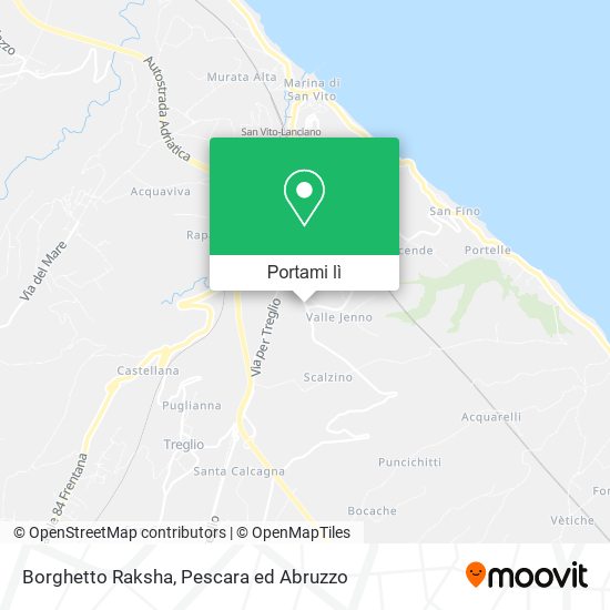 Mappa Borghetto Raksha