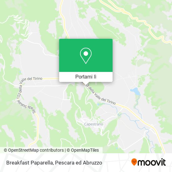 Mappa Breakfast Paparella
