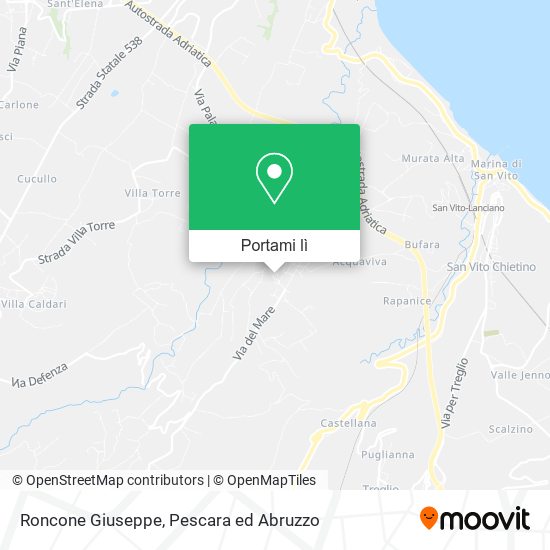 Mappa Roncone Giuseppe