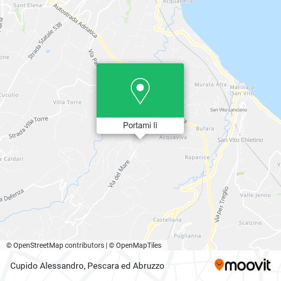 Mappa Cupido Alessandro