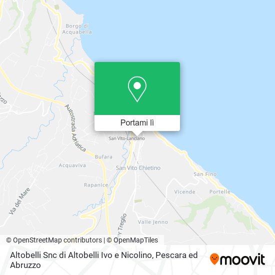 Mappa Altobelli Snc di Altobelli Ivo e Nicolino