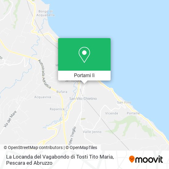 Mappa La Locanda del Vagabondo di Tosti Tito Maria