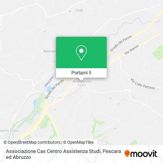 Mappa Associazione Cas Centro Assistenza Studi