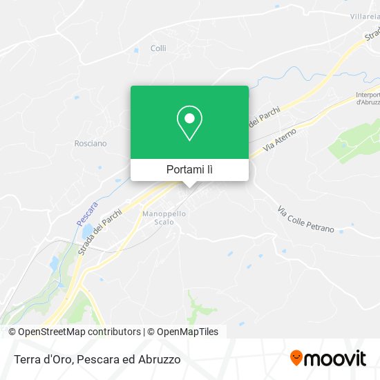 Mappa Terra d'Oro