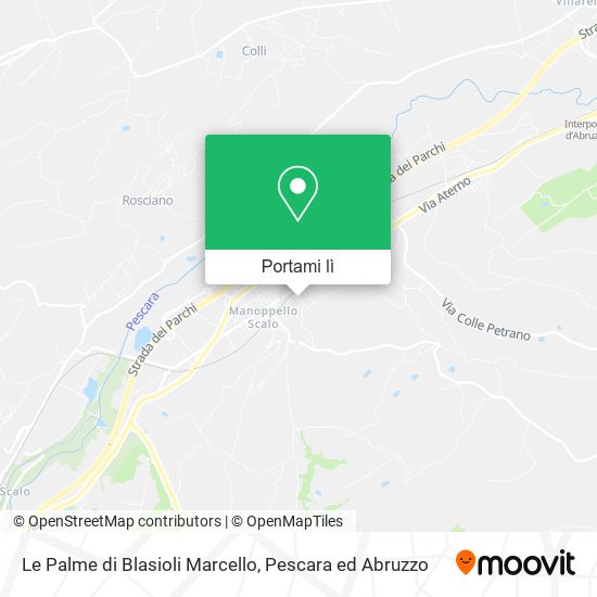 Mappa Le Palme di Blasioli Marcello