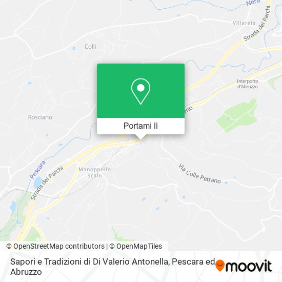 Mappa Sapori e Tradizioni di Di Valerio Antonella